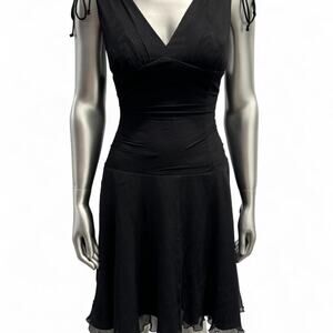 express black low cut dress